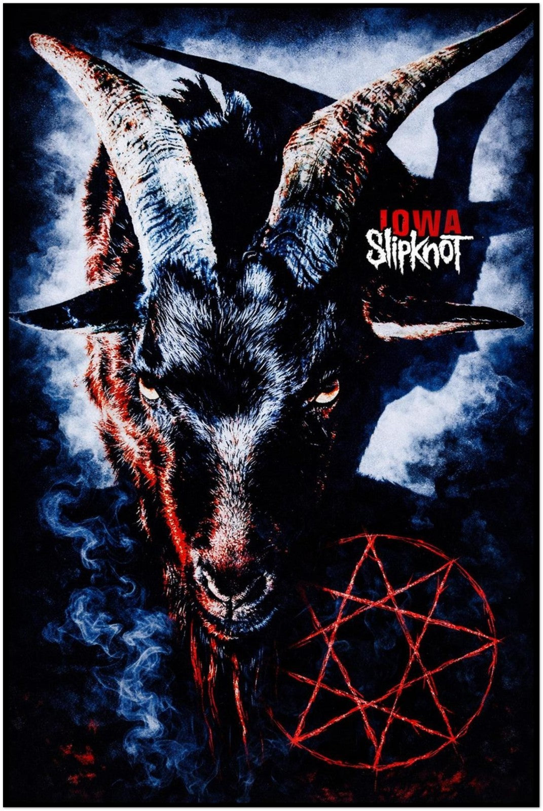 Slipknot Poster - IOWA Album Art - Heavy Metal Wall Art Fan Deco