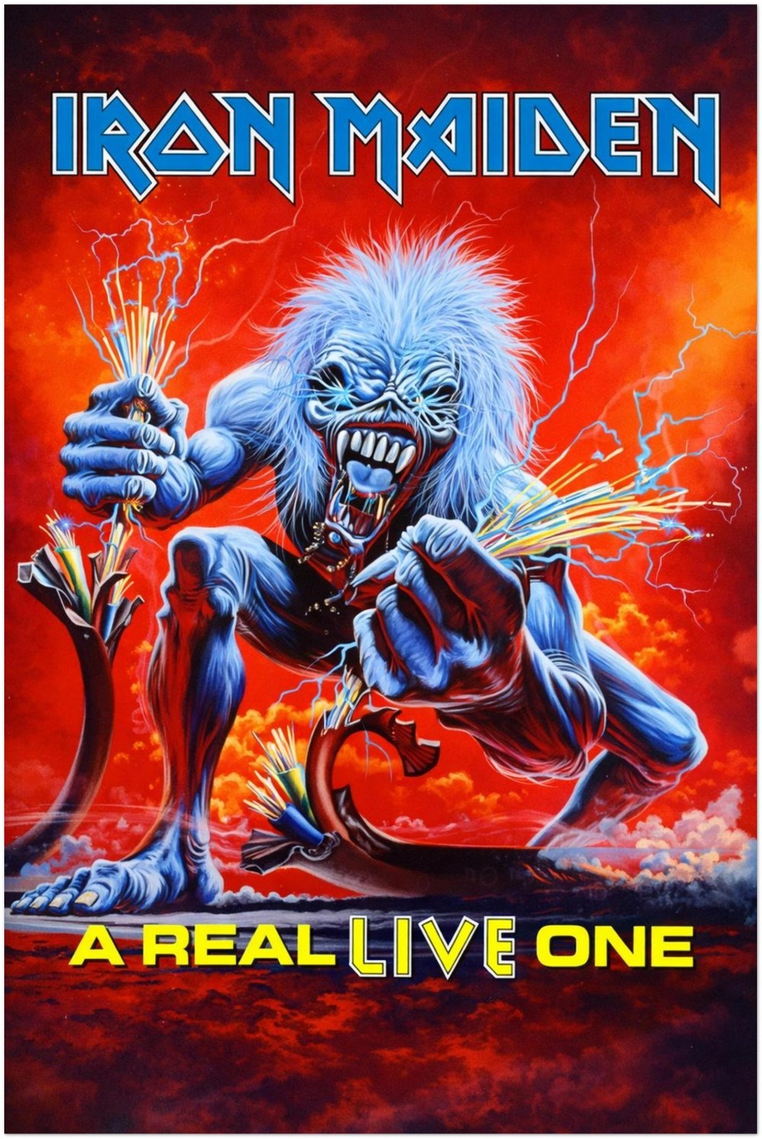 Iron Maiden - A Real Live One Album Poster - Heavy Metal Art