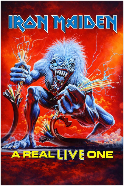 Iron Maiden - A Real Live One Album Poster - Heavy Metal Art