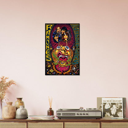 Ramones – Acid Eaters Album Art POSTER – Psychedelic Punk Rock Cover 4