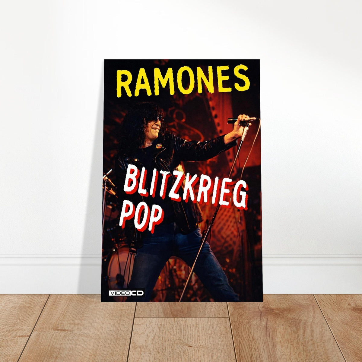 Ramones Poster – Blitzkrieg Pop – Live Punk Rock Performance – Sire Records 2