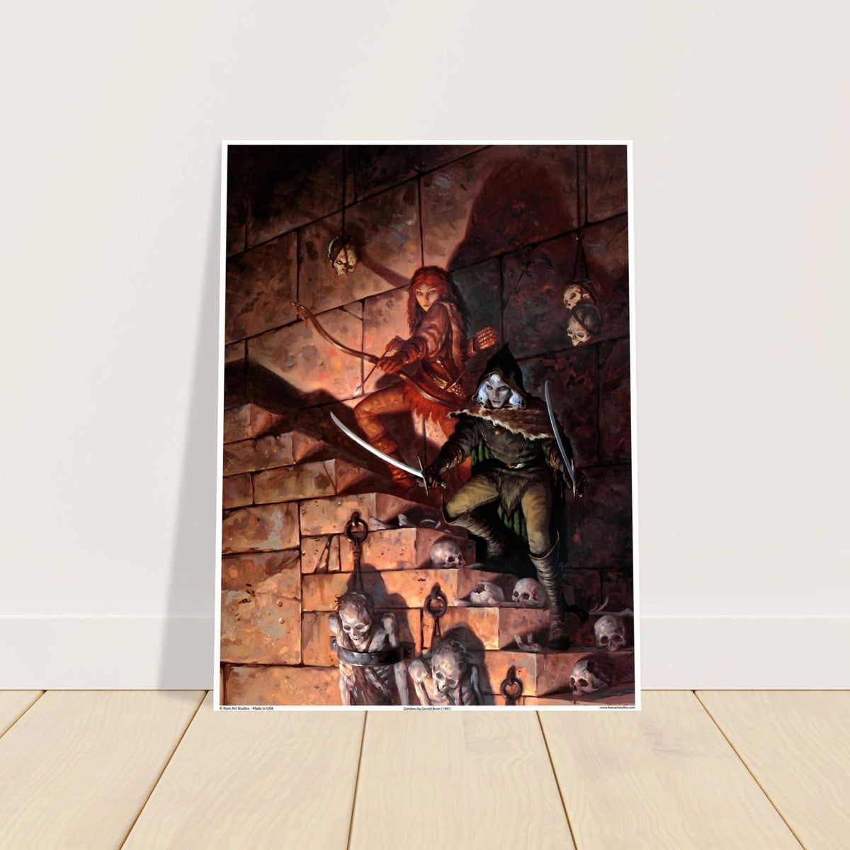 The Dungeon by Gerald Brom  (2001) - Fantasy Art Poster 2