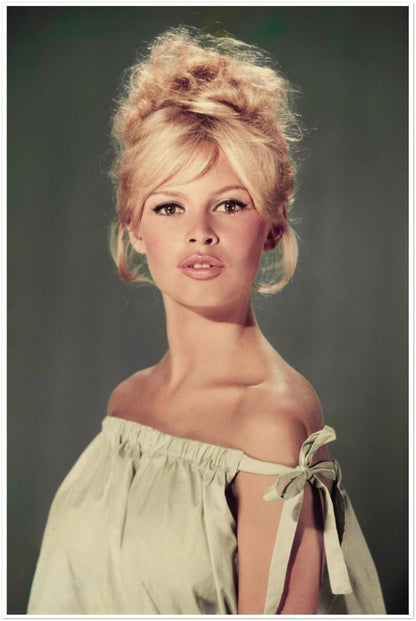 Brigitte Bardot Poster – 1960s Iconic Beauty and French Cinema Muse