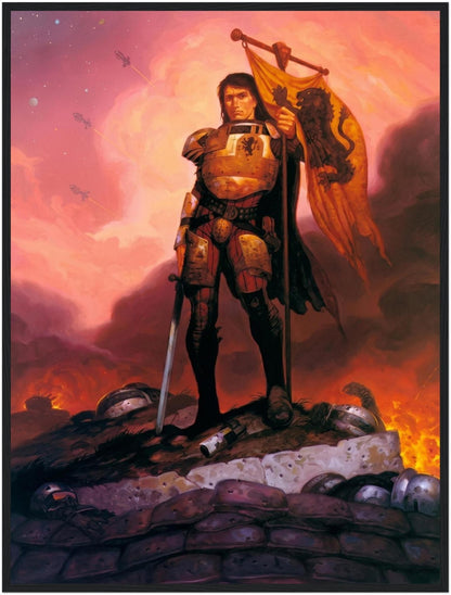 Last Crusade by Gerald Brom (1996) - Framed Poster 24in x 32in
