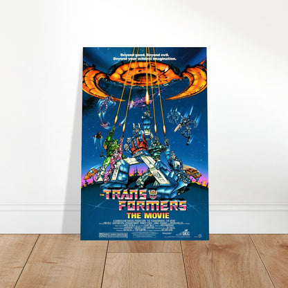 TRANSFORMERS POSTER THE MOVIE 2025 SCREEN 1ST PRINT RETRO ROBOT BATTLE ART 2
