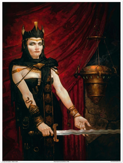 Ghoul Queen by Gerald Brom  (1997) - Fantasy Art Poster