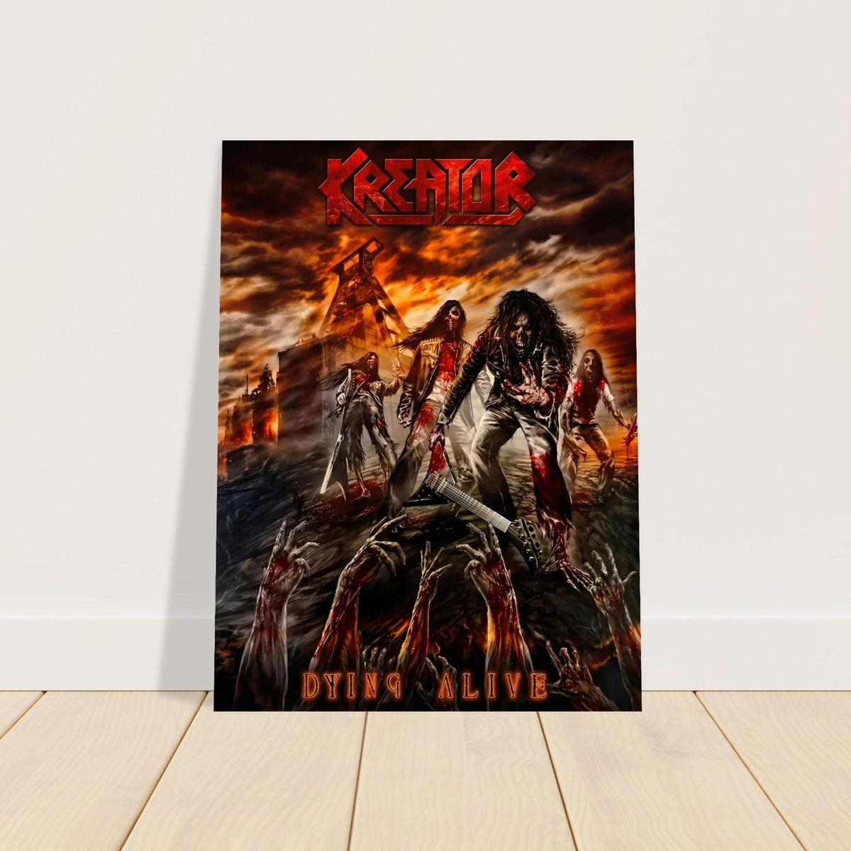 Kreator Poster - Dying Alive Album Art Posrer - Heavy Metal Deco 2