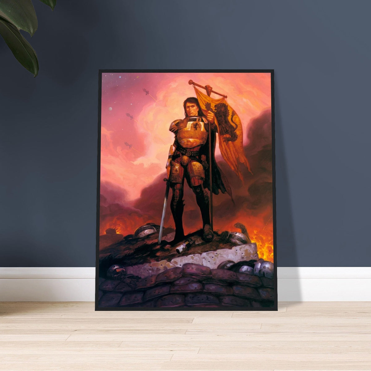 Last Crusade by Gerald Brom (1996) - Framed Poster 24in x 32in 2
