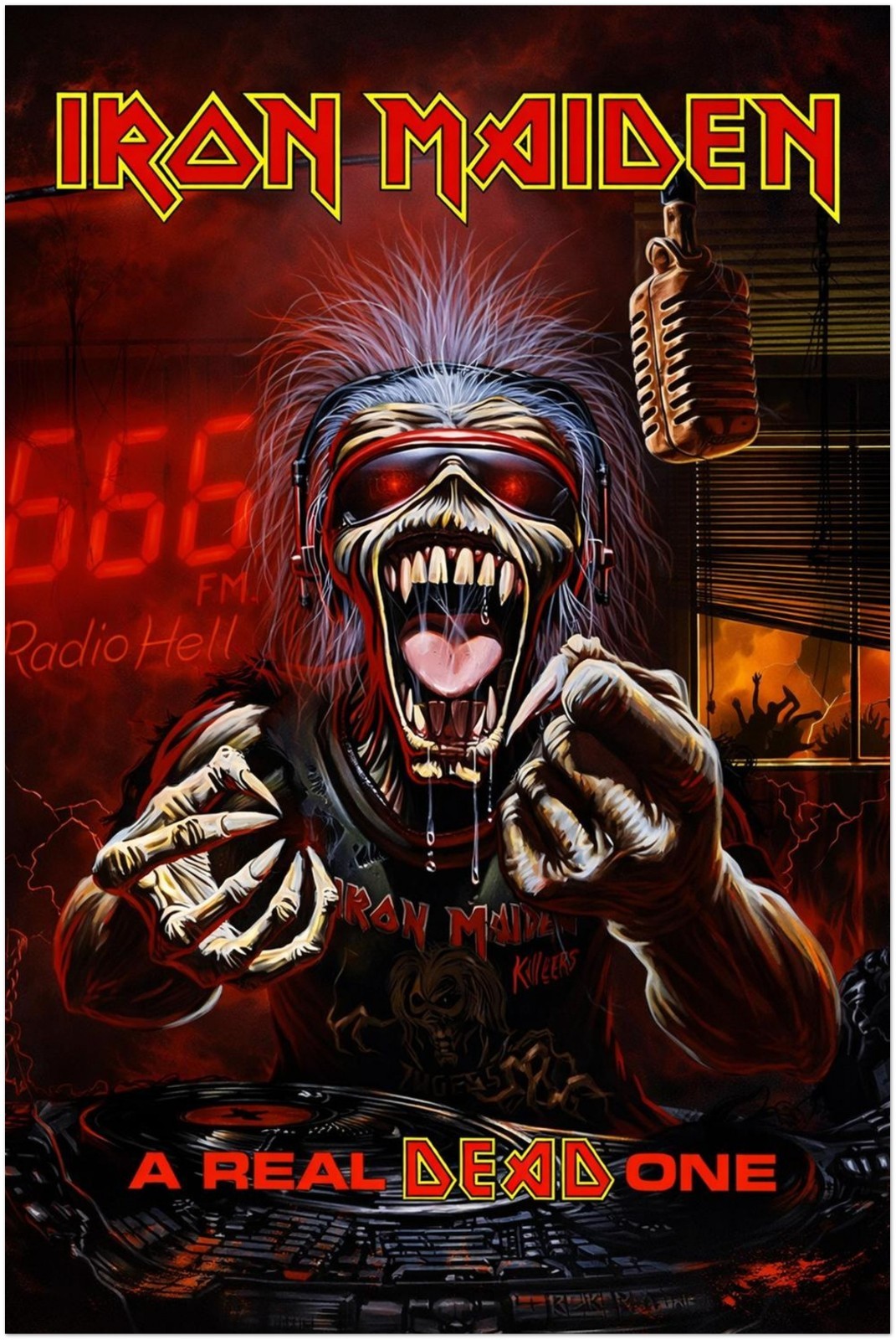 Iron Maiden - A Real Dead One Album Poster - Heavy Metal Art