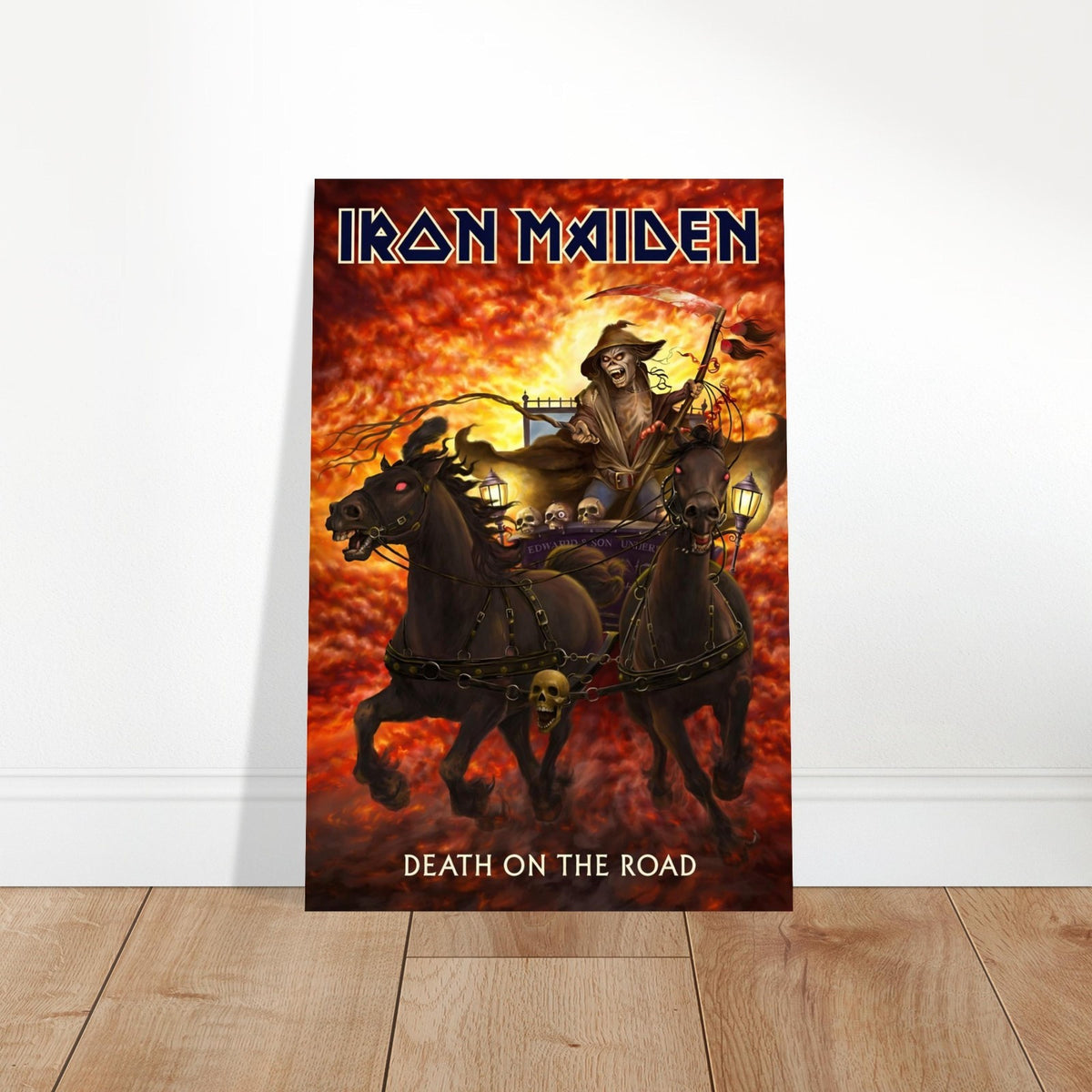 Iron Maiden - Death on The Road Album Poster - Heavy Metal Art 2