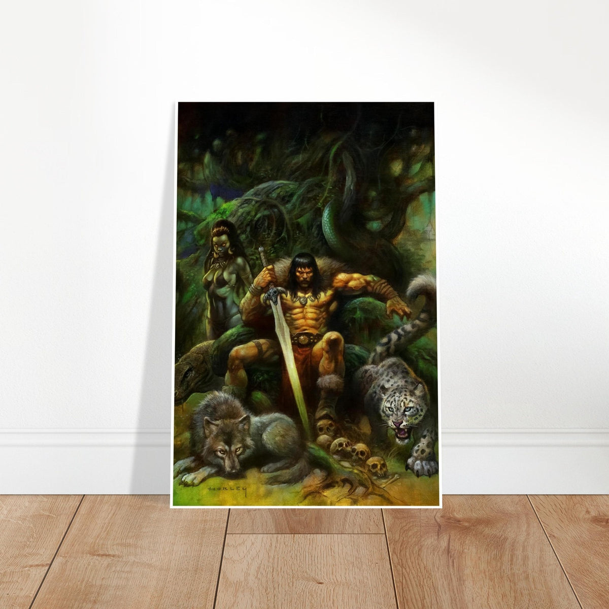 THE SAVAGE SWORD OF CONAN POSTER – ALEX HORLEY 2024 COVER ART 2