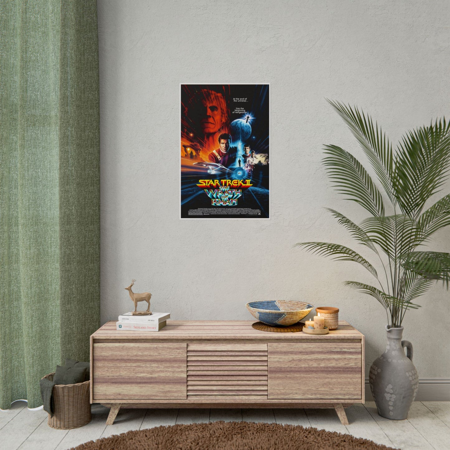 Star Trek II: The Wrath of Khan Poster – Paramount (1982) | Shatner & Montalbán