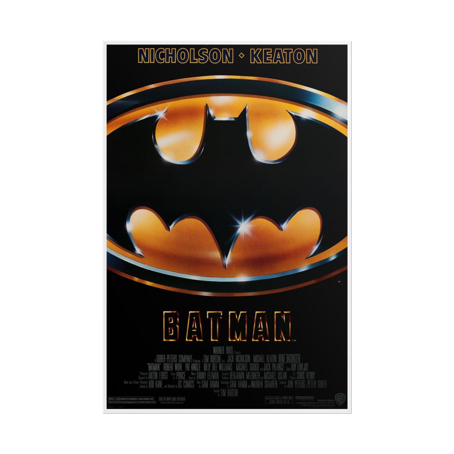 Batman Movie Poster – Warner Bros. (1989)