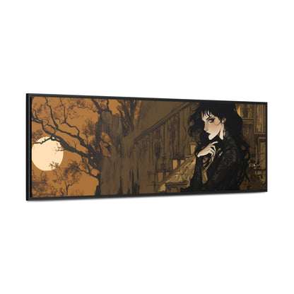 Abigail Larson Inspiration – "Moonlit Whispers" | Gothic Wide Canvas Art