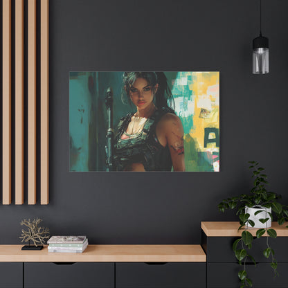 Elite Tactical Warrior Woman II – Girls & Guns Kore Series Military Canvas Art