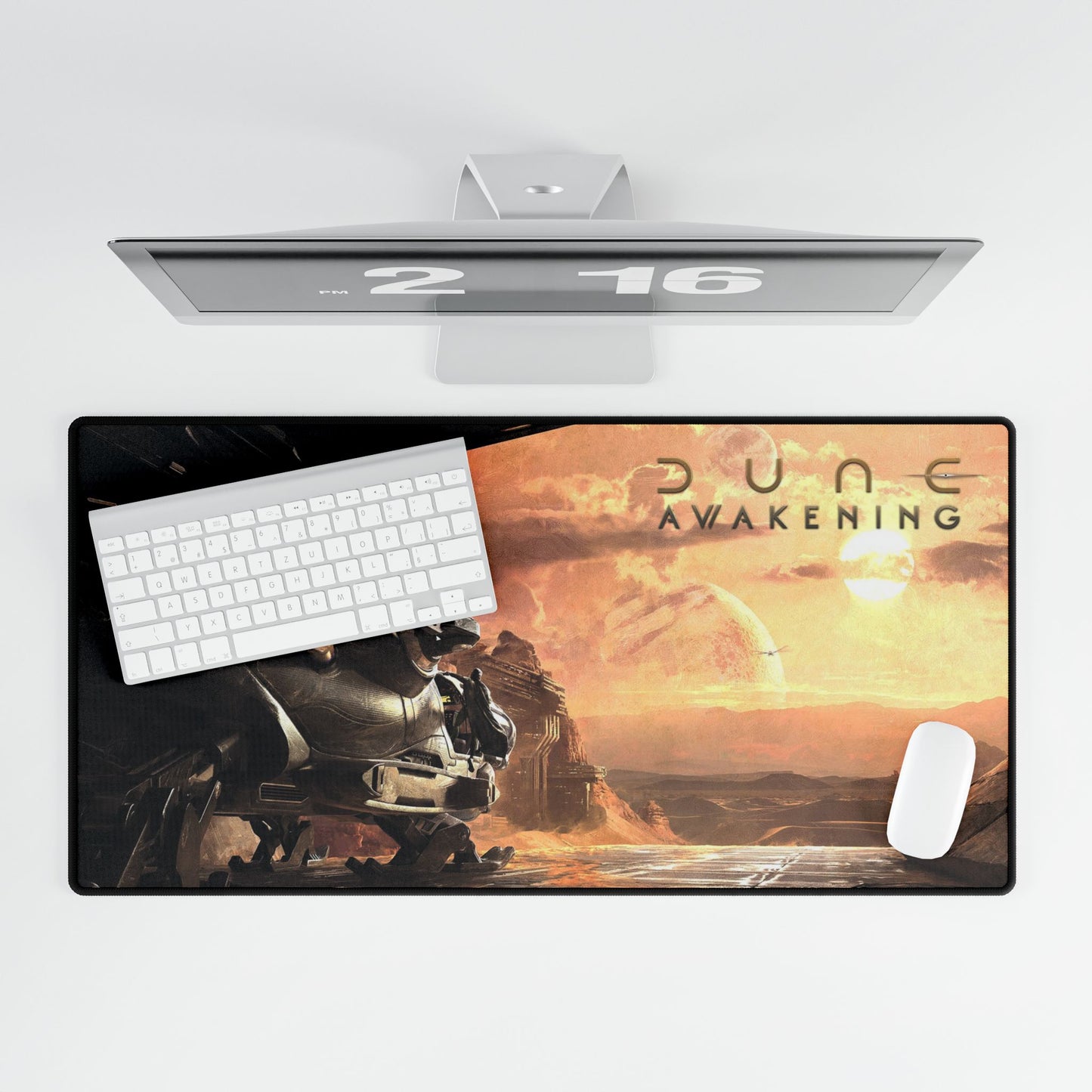 Dune: Awakening Desk Mat / Mouse Pad – 31.5"x15.5", Sci-Fi Adventure, Gaming Art