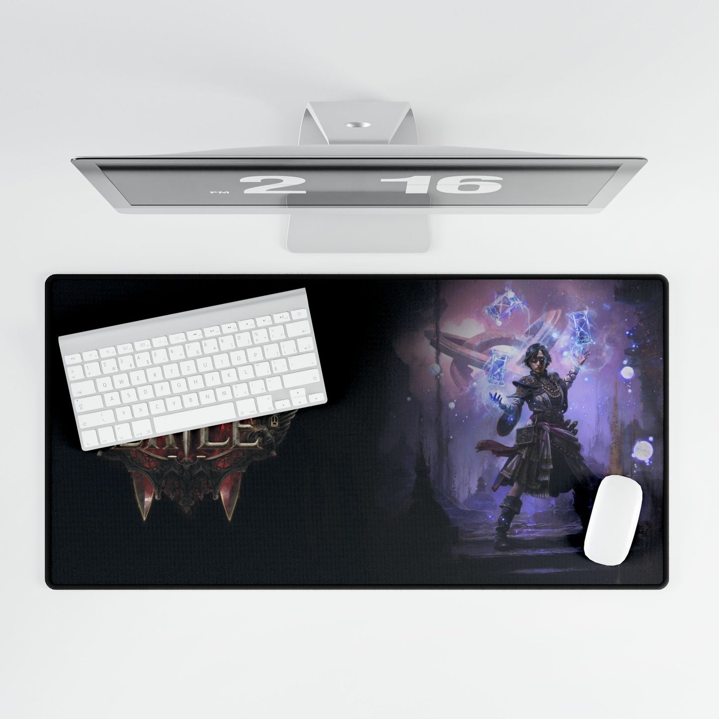 Path of Exile II Wizard Desk Mat / Mouse Pad – 31.5"x15.5", Gaming & Office