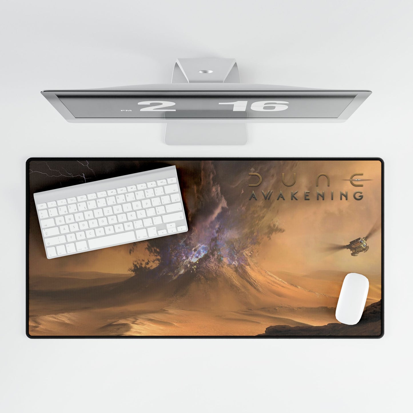 Dune: Awakening Desk Mat / Mouse Pad – 31.5"x15.5", Sci-Fi Adventure, Gaming Art