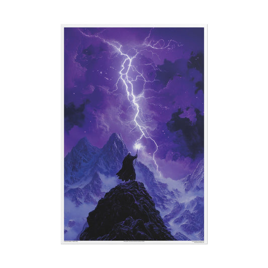 Stormcaller: The Arcane Summit by Kore Art Studios (2023) 24x36 Print - Limited Edition Poster xx/25