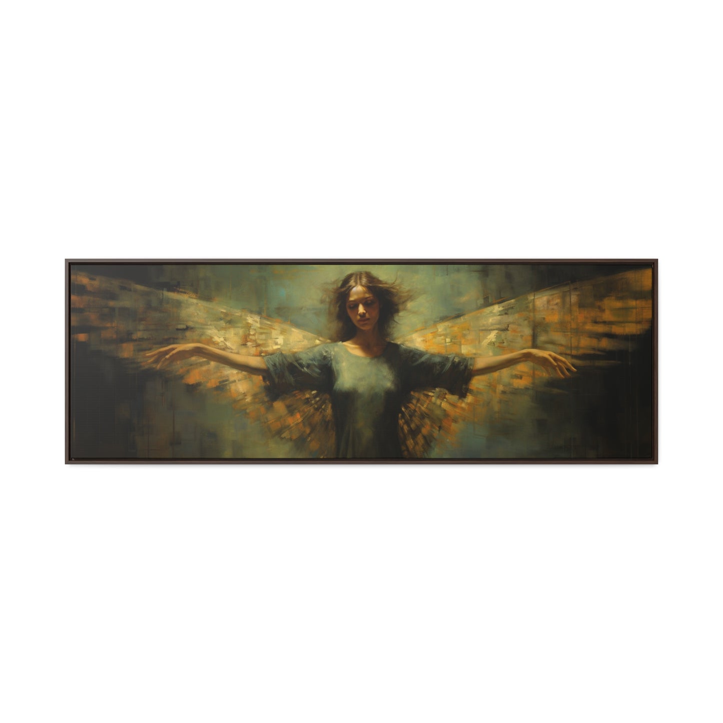 Abbott Handerson Thayer Inspiration – "Transcendent Grace" | Serene Wide Canvas Art