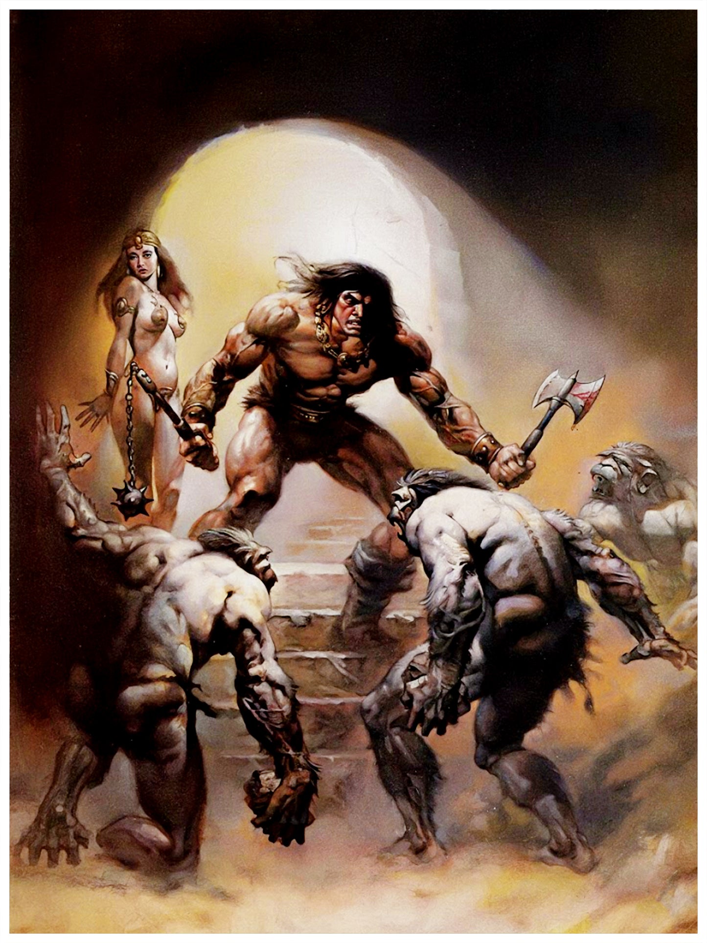 Conan The Barbarian Poster - Conan #6 Artwork (1985)