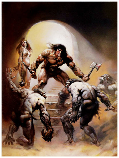 Conan The Barbarian Poster - Conan #6 Artwork (1985)