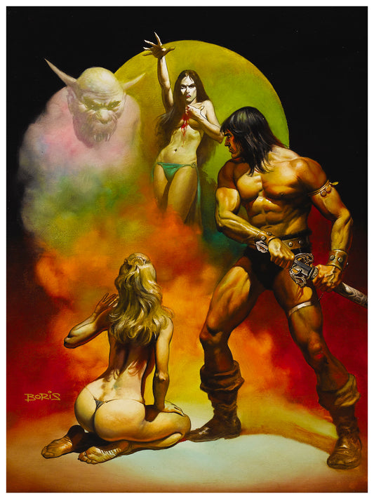 Conan The Barbarian Poster by Boris Vallejo (1977)