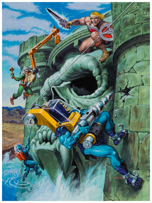 EARL NOREM POSTER - GREYSKULL DEFENSE - MASTERS OF THE UNIVERSE WALL ART