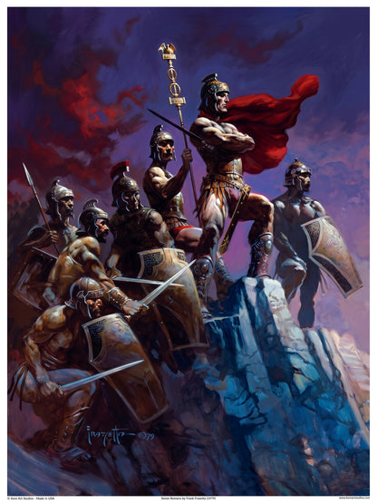 Seven Romans - Roman Legionaries by Frank Frazetta (1979)