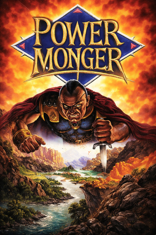 Power Monger - Sega Genesis Poster, Classic Fantasy Strategy Game Wall Art