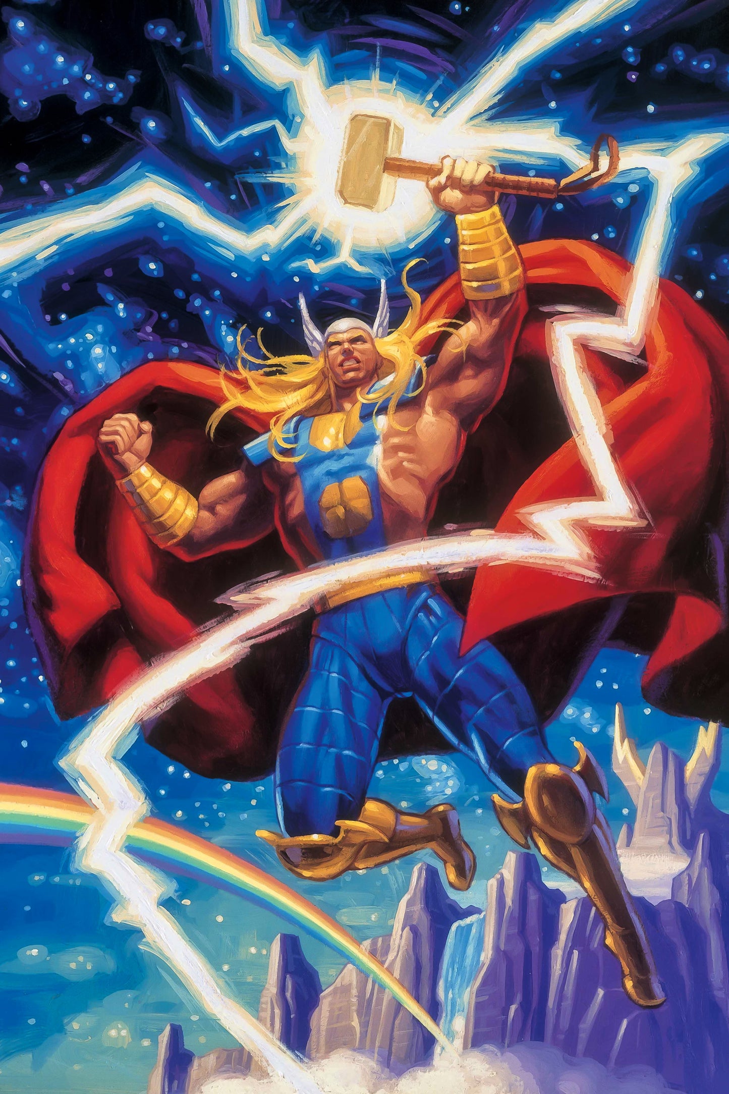 Greg & Tim Hildebrandt – Thor God Of Thunder Lightning Marvel Hero Art POSTER – Thor – Greg & Tim Hildebrandt