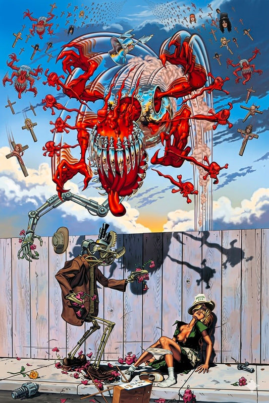 Guns N' Roses - Appetite for Destruction Poster, Classic Hard Rock Album Art