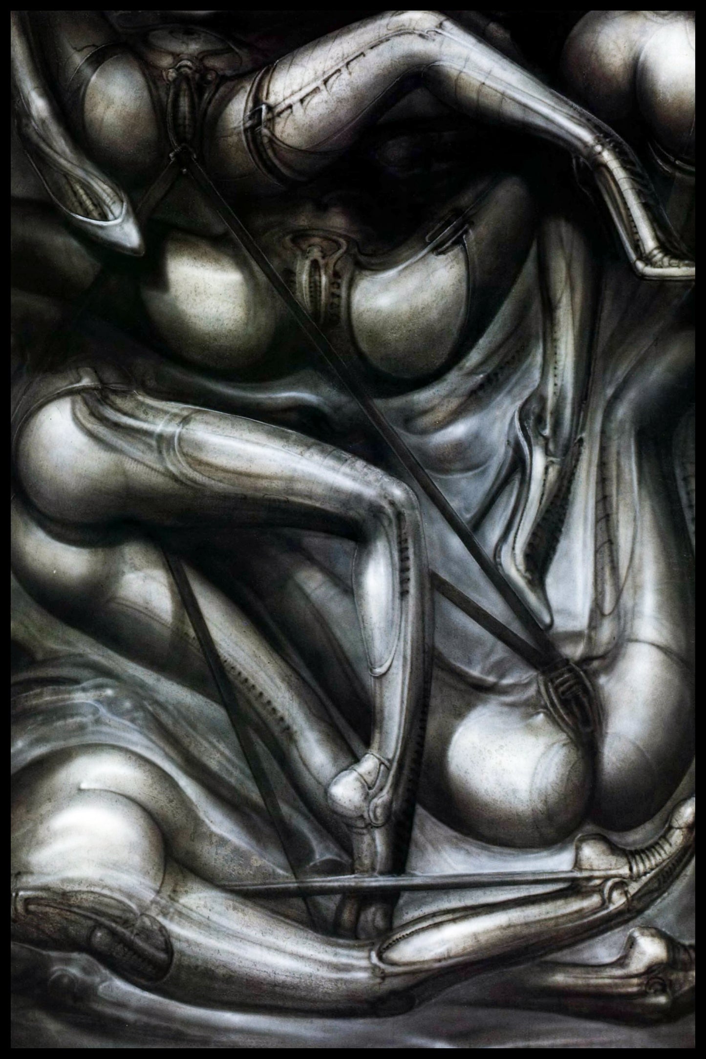 H.R. GIGER - THE NET I - BIOMECHANICAL SURREALISM POSTER - 1988 DARK FANTASY ART