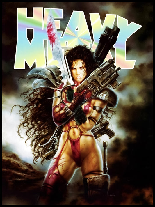 Heavy Metal Magazine Cover Poster by Luis Royo - Crossed