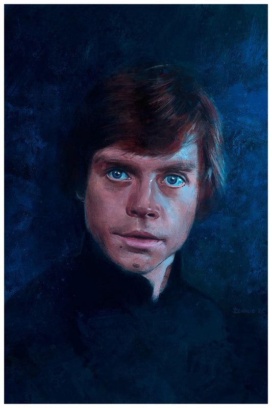 STAR WARS - LUKE SKYWALKER PORTRAIT POSTER - IGNACIO RC - 2018 ARTWORK