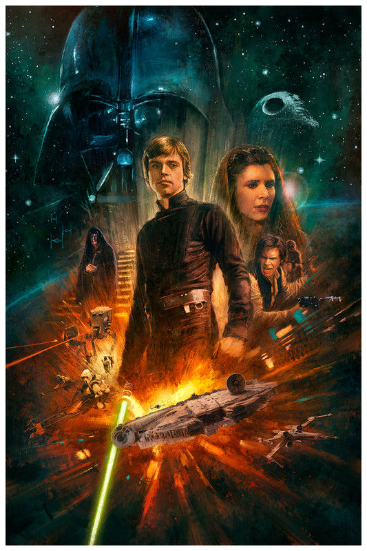 STAR WARS - A NEW HOPE POSTER - IGNACIO RC - 2024 REIMAGINED TRIBUTE ART