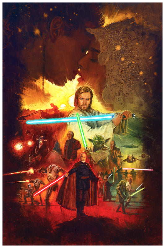 STAR WARS - KEEPERS OF THE PEACE POSTER - IGNACIO RC - 2024 PREQUEL TRIBUTE ART