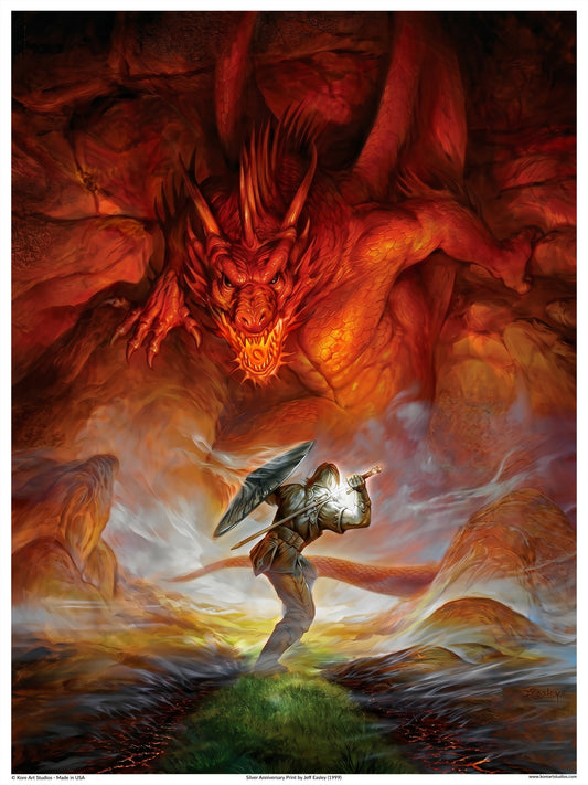 Silver Anniversary Print - Dungeons & Dragons 25th Anniversary Collection by Jeff Easley (1999)