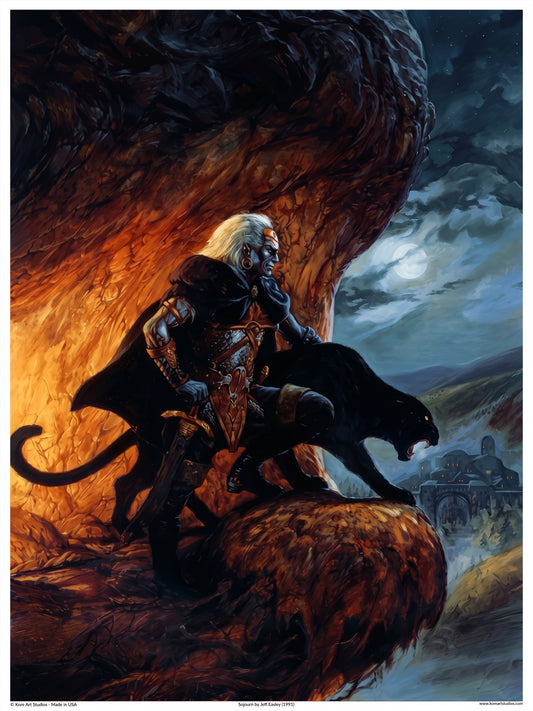 Sojourn - Forgotten Realms Dark Elf Collection by Jeff Easley (1991)