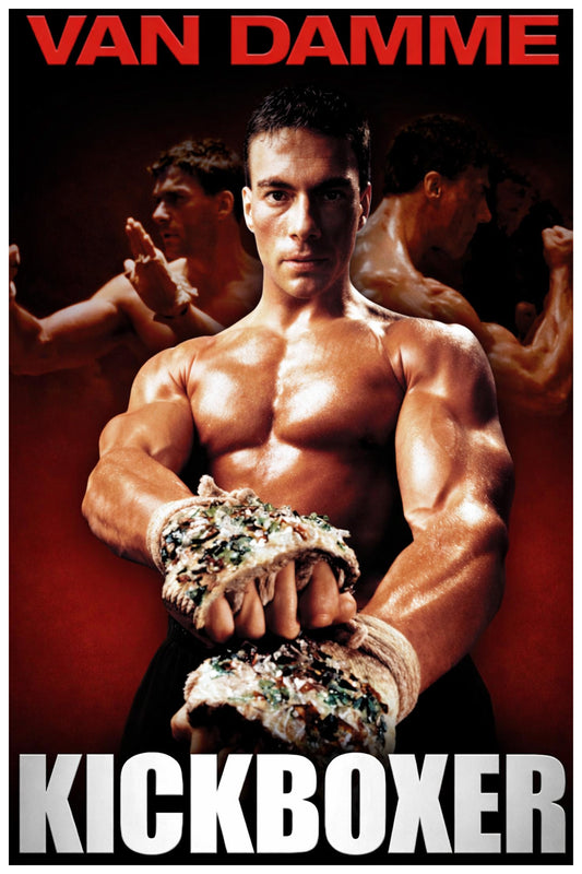 Kickboxer Movie Poster - Cult Martial Arts Move Wall Art Print