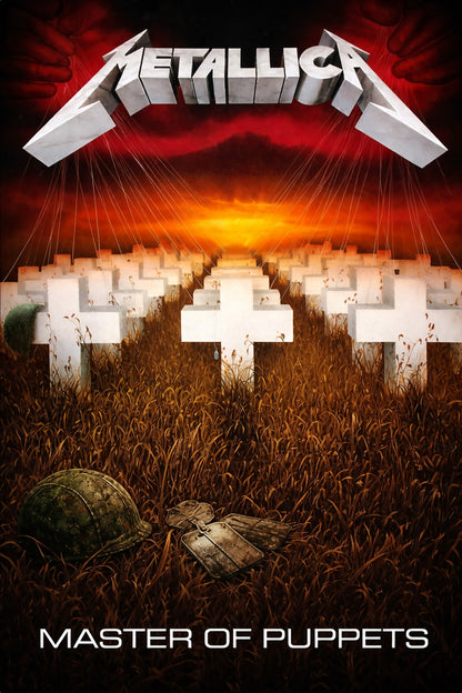 Metallica - Master of Puppets - Album Poster - Heavy Metal Art