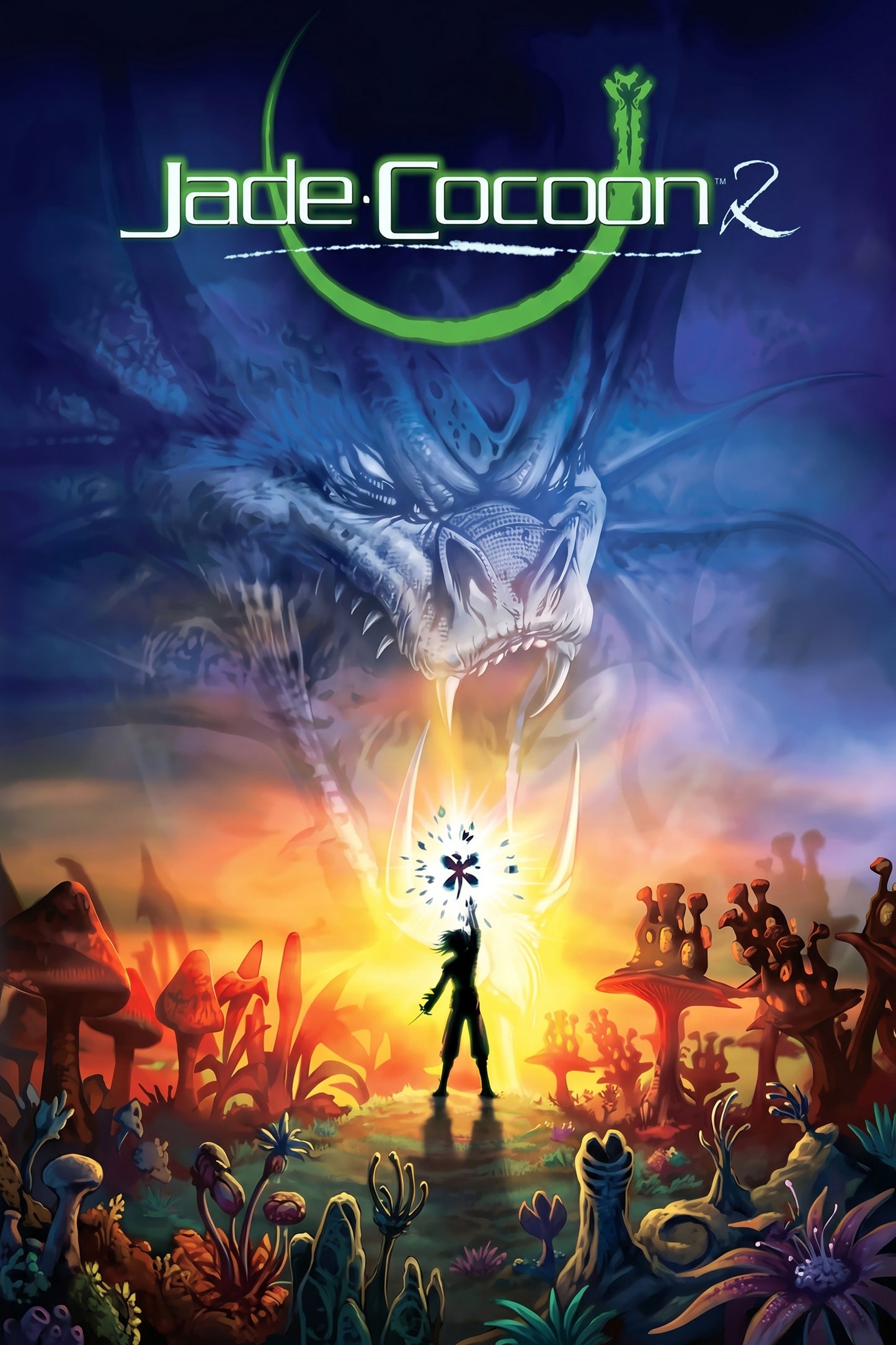 Jade Cocoon 2 - Fantasy RPG Cover Art by Genki / Katsuya Kondō (2004)