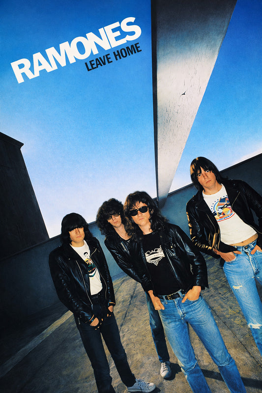 Ramones Poster – Leave Home – Classic 1970s Punk Rock Album Art – Sire Records