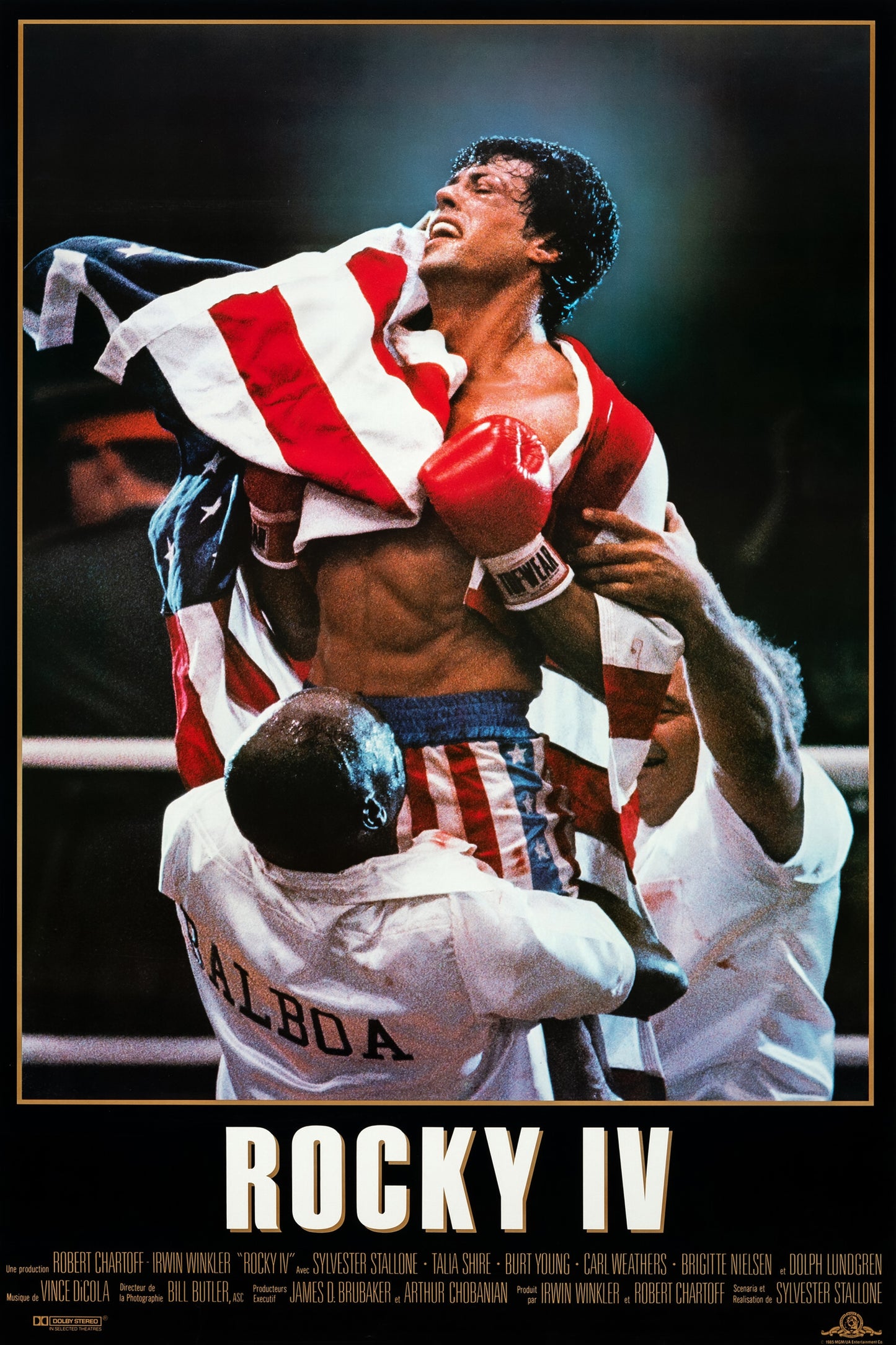 Rocky IV Poster MGM 1985 Sylvester Stallone