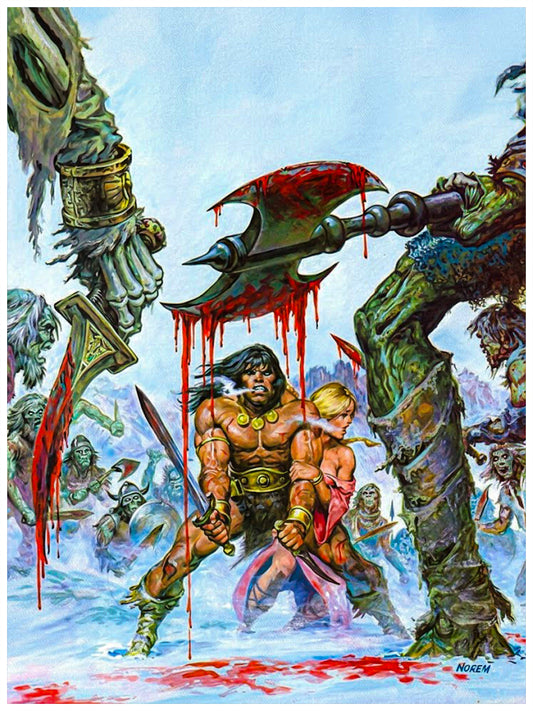 SAVAGE SWORD OF CONAN - MARVEL YEARS OMNIBUS #3 COVER ART