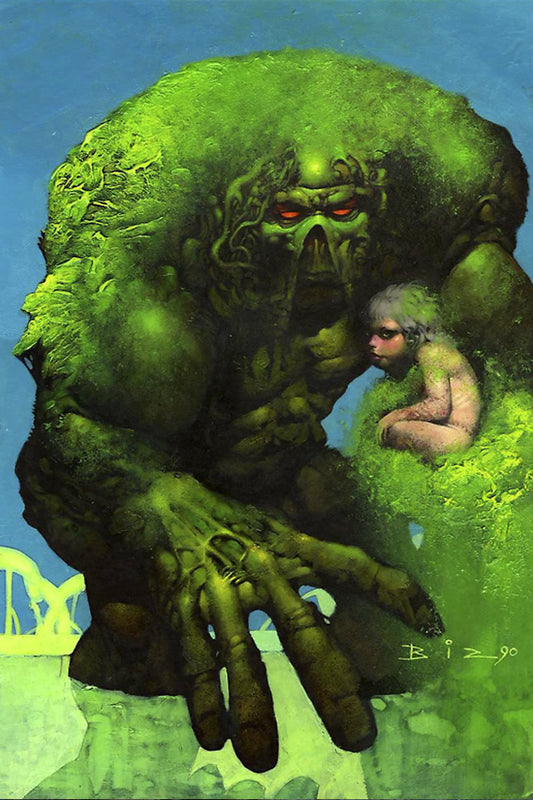 SIMON BISLEY - SWAMP THING & CHILD - DARK FANTASY MONSTER POSTER