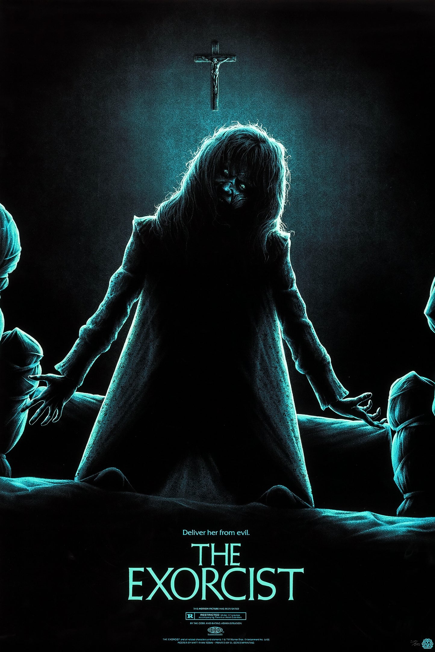 The Exorcist Poster Warner Bros 1973 Linda Blair