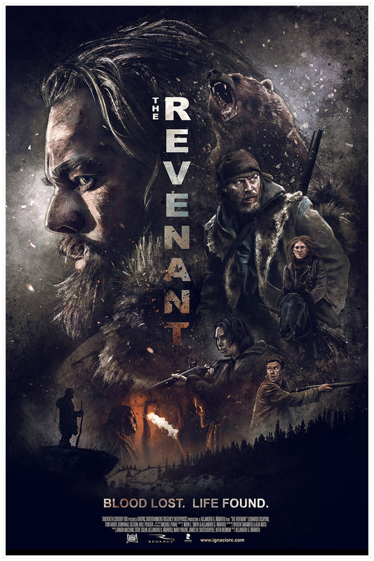 The Revenant  Movie Poster - Custom Ignacio RC Movie Wall Art Print