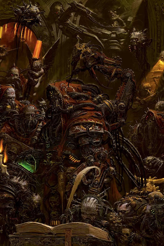 WARHAMMER 40K - CULT MECHANICUS DARK TECH POSTER REPRODUCTION - ADRIAN SMITH
