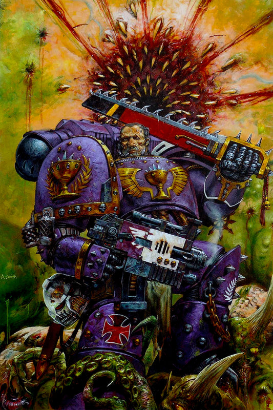 WARHAMMER 40K - THE BLEEDING CHALICE POSTER REPRODUCTION - ADRIAN SMITH